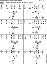 fractions worksheet thumbnail