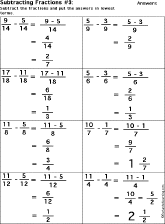 fractions worksheet thumbnail