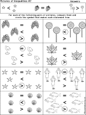 Inequalities Printout: Inequalities worksheet thumbnail