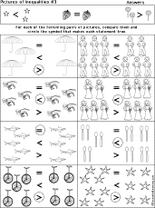 Inequalities Printout: Inequalities worksheet thumbnail