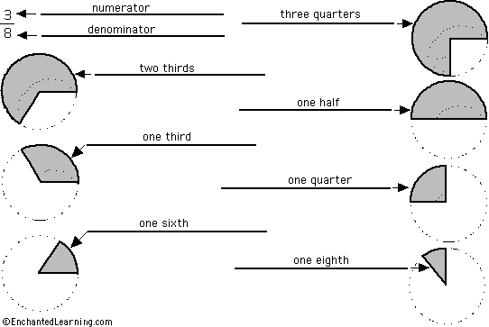 label fractions