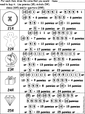Write Coin Values