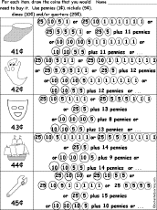 Write Coin Values