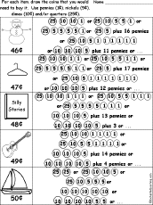 Write Coin Values