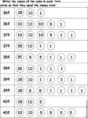 Write Coin Values