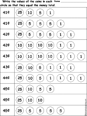 Write Coin Values