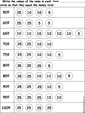 Write Coin Values