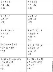 number line