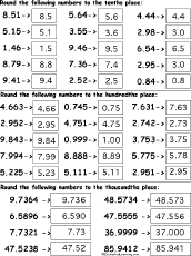 rounding