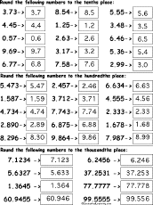 rounding