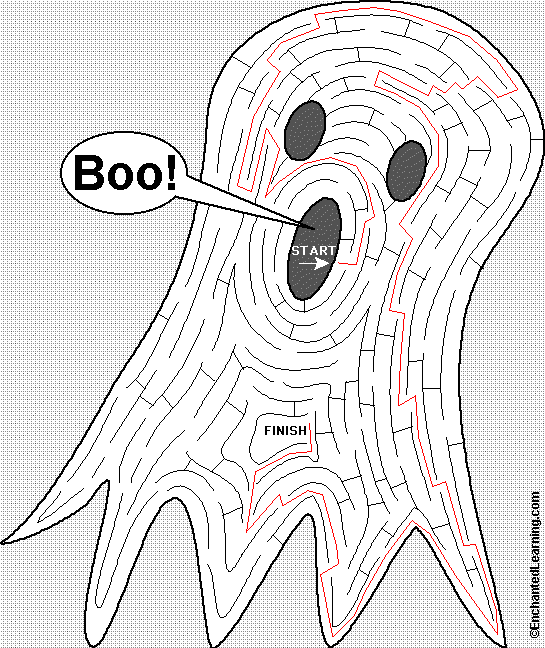 Ghost maze answers