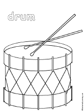 Free Cartoon Coloring Pages on Music Coloring Pages