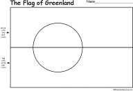 Search result: 'Flag of Greenland Printout'