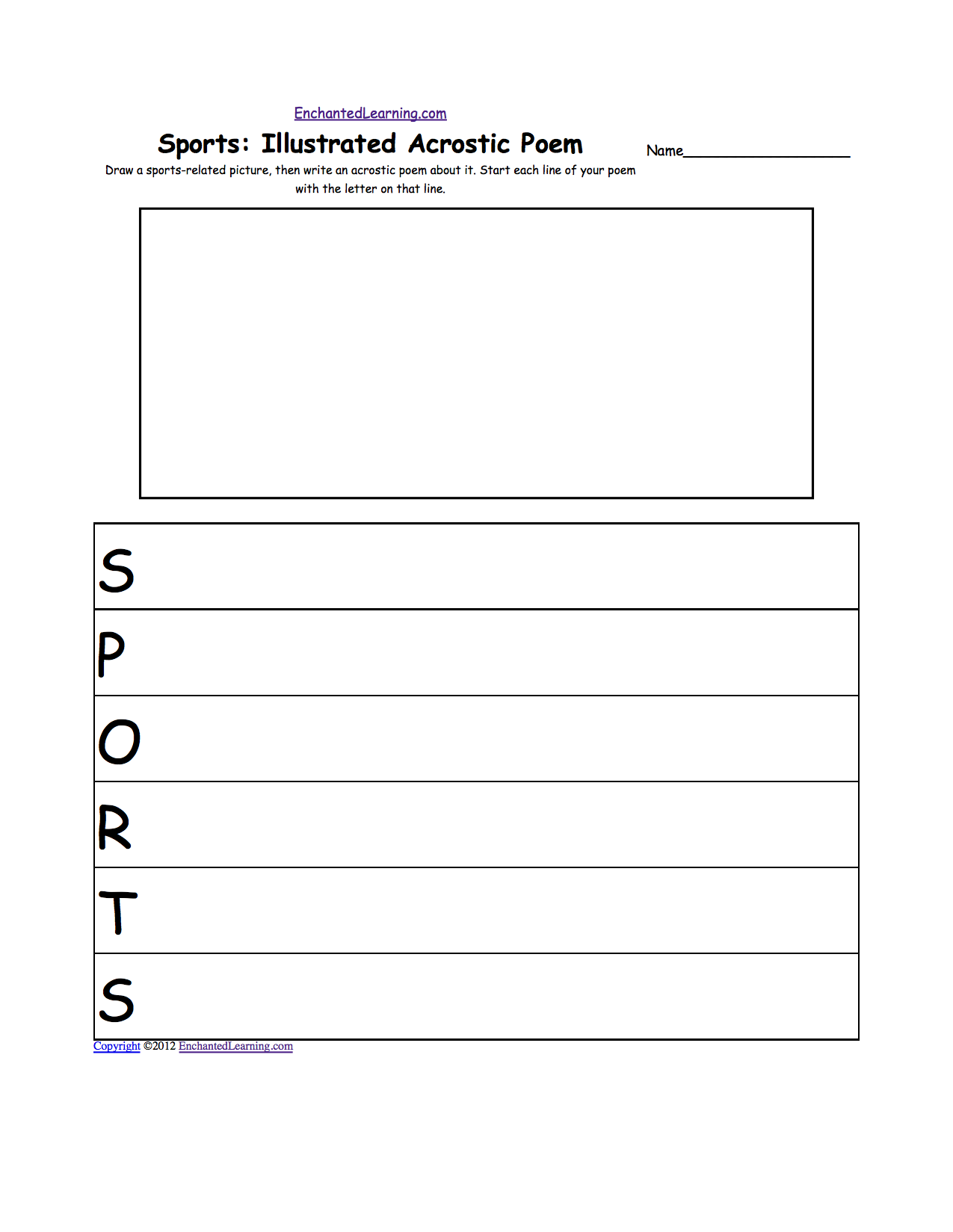 Acrostic Poems About Sports 25