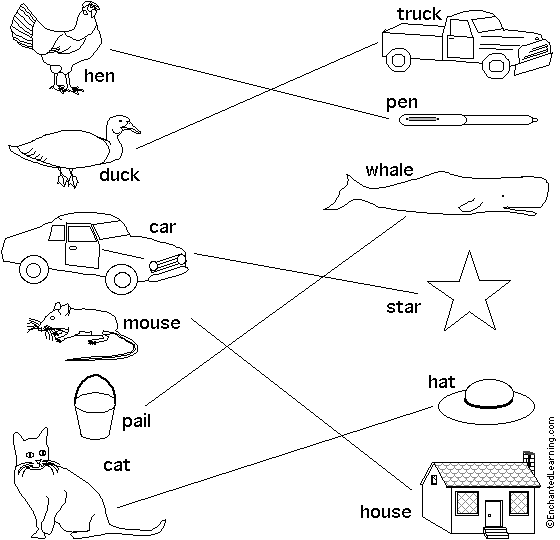 Match the rhymes - answers