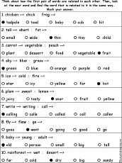 Verbal Analogies