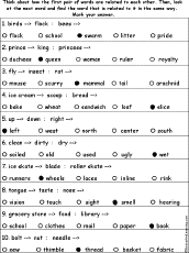 Verbal Analogies