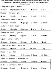 Verbal Analogies