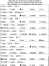 Verbal Analogies
