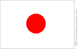 The Japanese Flag is a white