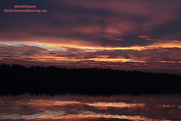 Sunrise Reflected in Lake Washington, 3 of 6