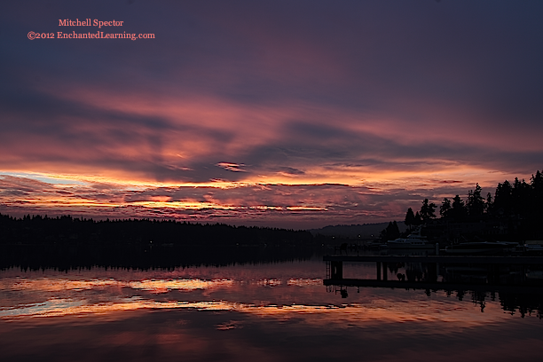 Sunrise Reflected in Lake Washington, 4 of 6