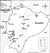 Ecuador: Map Quiz Worksheet