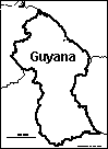 Image result for SMALL guyana map