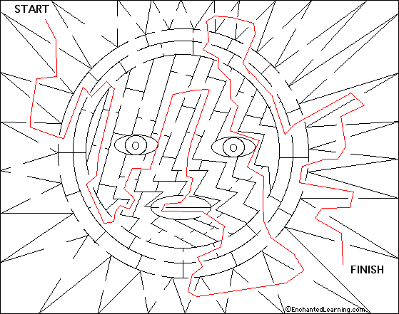 Sun maze answers