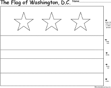 Flag of Washington, D.C.: