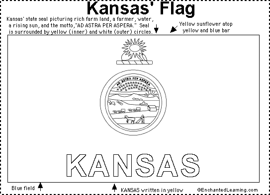 kansas state coloring pages - photo #28