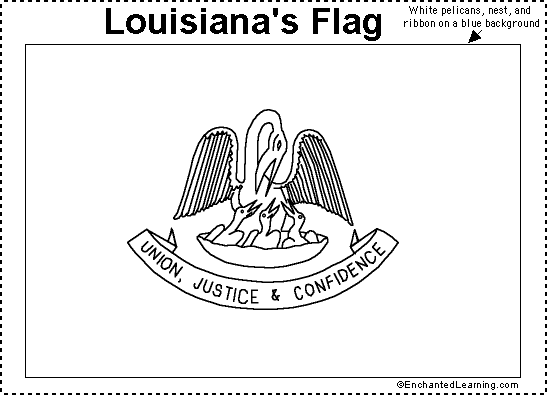 Louisiana's official flag was adopted in 1912, one hundred years after