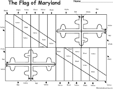Search result: 'Flag of Maryland Printout'