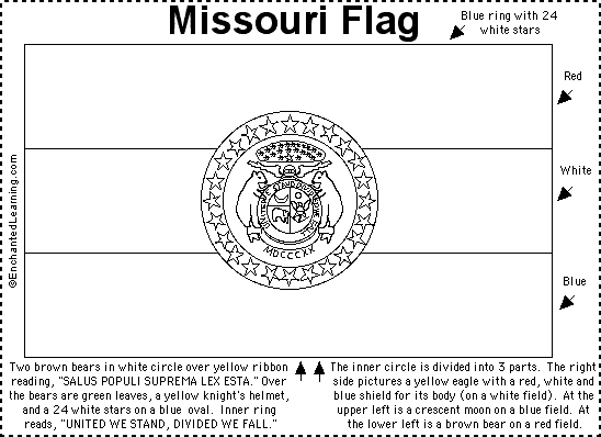 state of missouri flag. Missouri flag