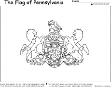 Search result: 'Flag of Pennsylvania Printout'