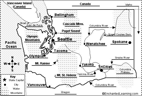 maps of washington state. See the Washington state