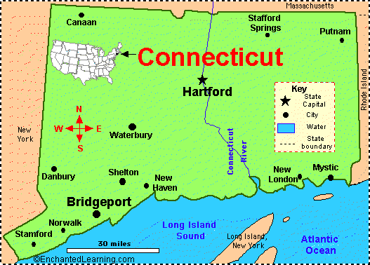 Major Rivers - Connecticut 