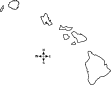 Hawaiian Island Outline