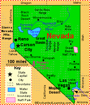 Flower Picture on Nevada  Facts  Map And State Symbols   Enchantedlearning Com