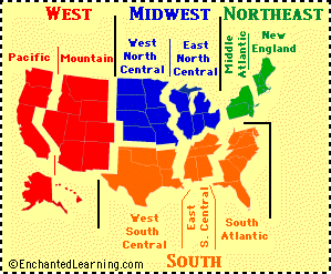 map with regions