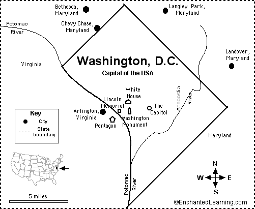 Washington Dc Map