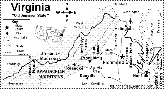 Search result: 'Virginia Map/Quiz Printout'