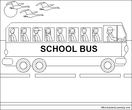 school bus coloring page. school bus.GIF