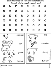 worksheet the farm wordsearch animals wordsearch in animals the  find  spanish farm animal puzzle