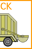 Garbage truck back