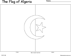 Search result: 'Flag of Algeria Printout'
