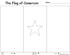 Search result: 'Flag of Cameroon Printout'