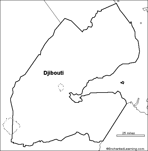 Search result: 'Outline Map Research Activity #1: Djibouti'