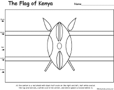Search result: 'Flag of Kenya Printout'
