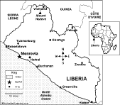 Search result: 'Liberia: Map Quiz Worksheet'